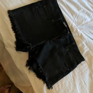 Black American eagle short shorts